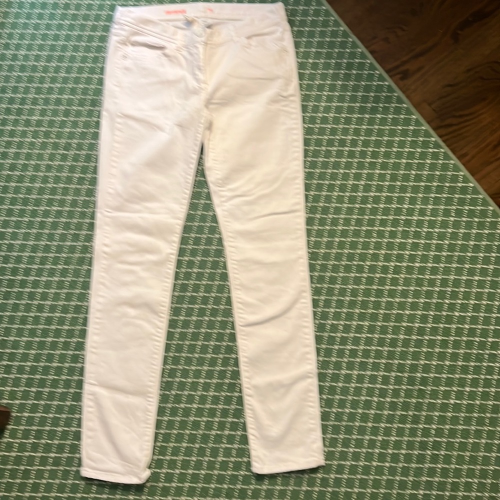 Crewcuts white toothpick jeans in size 14